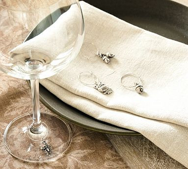 Fall Wine Charms - Mixed Set of 4 | Pottery Barn (US)