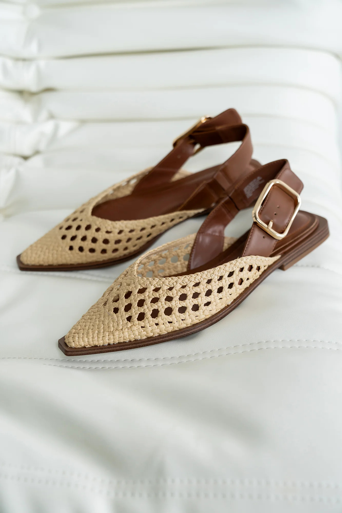 Steve Madden Shay Slingback Flats in Natural | Böhme US
