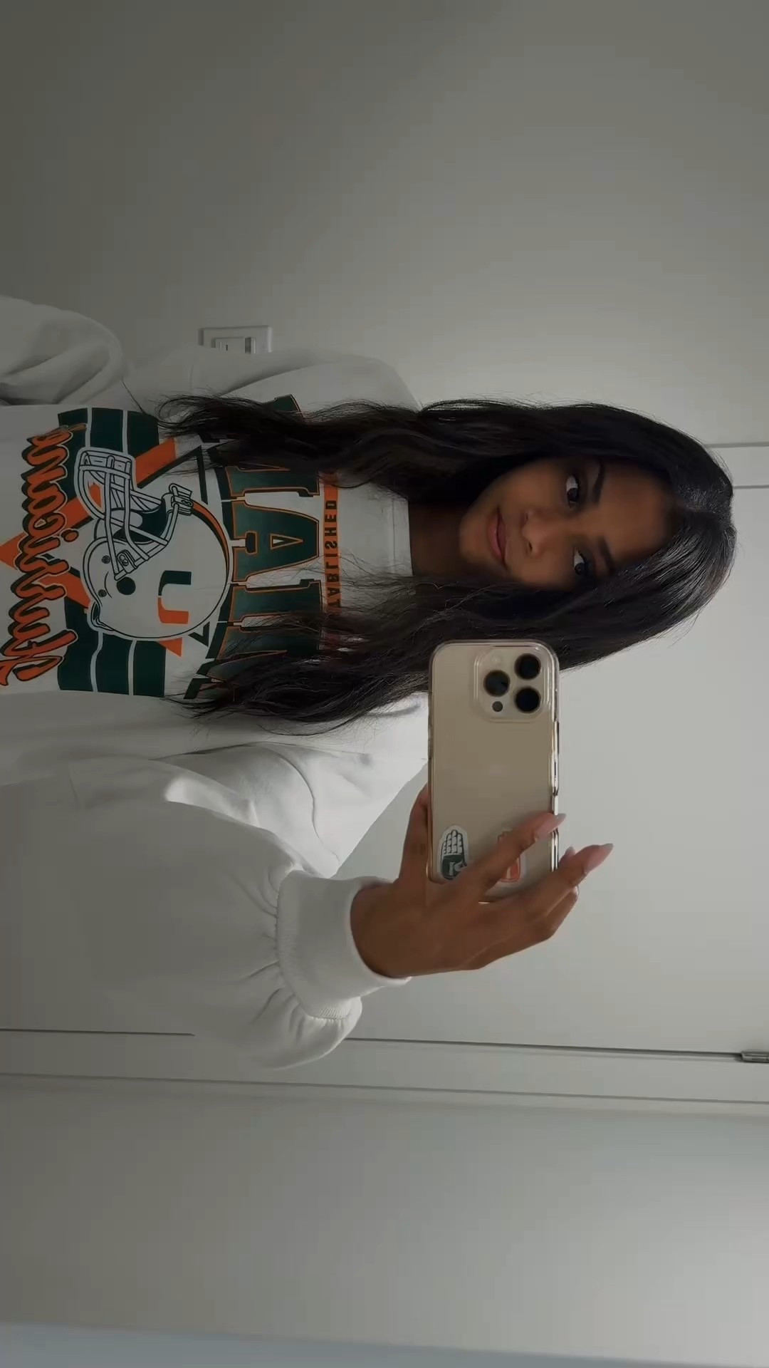 SO OBSESSED! Thank uu @Fanatics! All linked in my LTK !!! #Fanatics #ad #Umiami #gameday