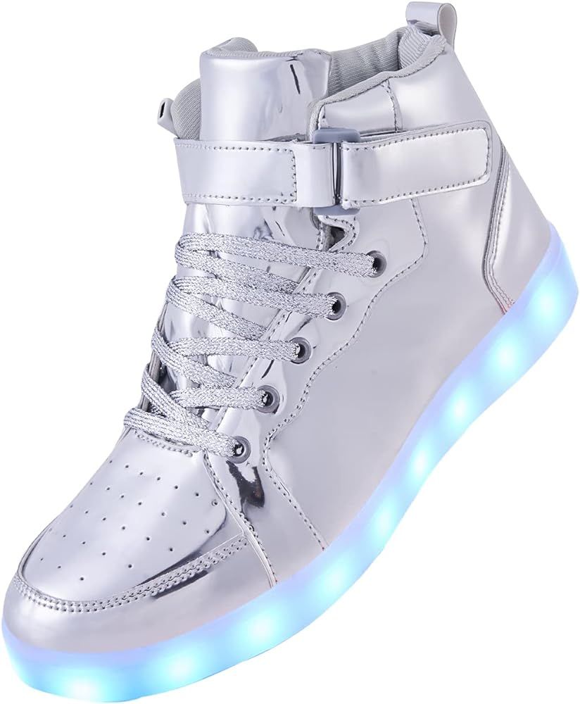YIQIZQ Led Light Up Shoes High Top Sneakers for Women Men Hip-Hop Dancing Shoes for Halloween Chr... | Amazon (US)