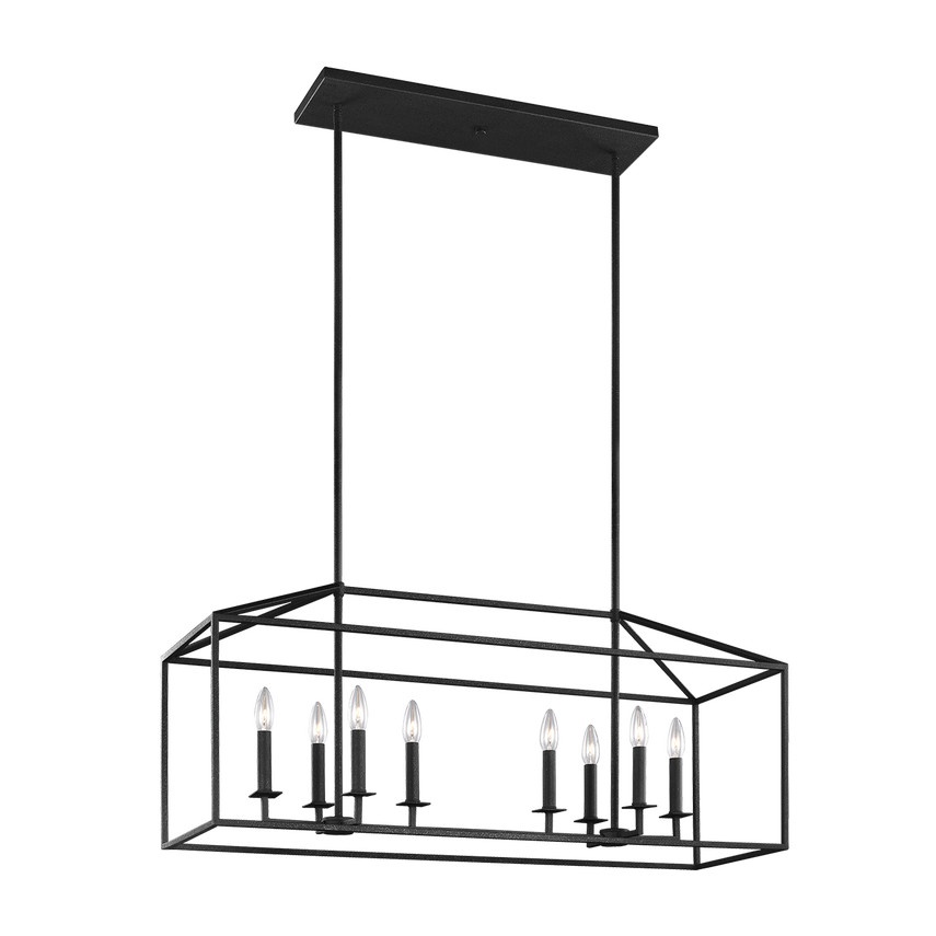 Perryton Eight Light Linear Pendant | Visual Comfort