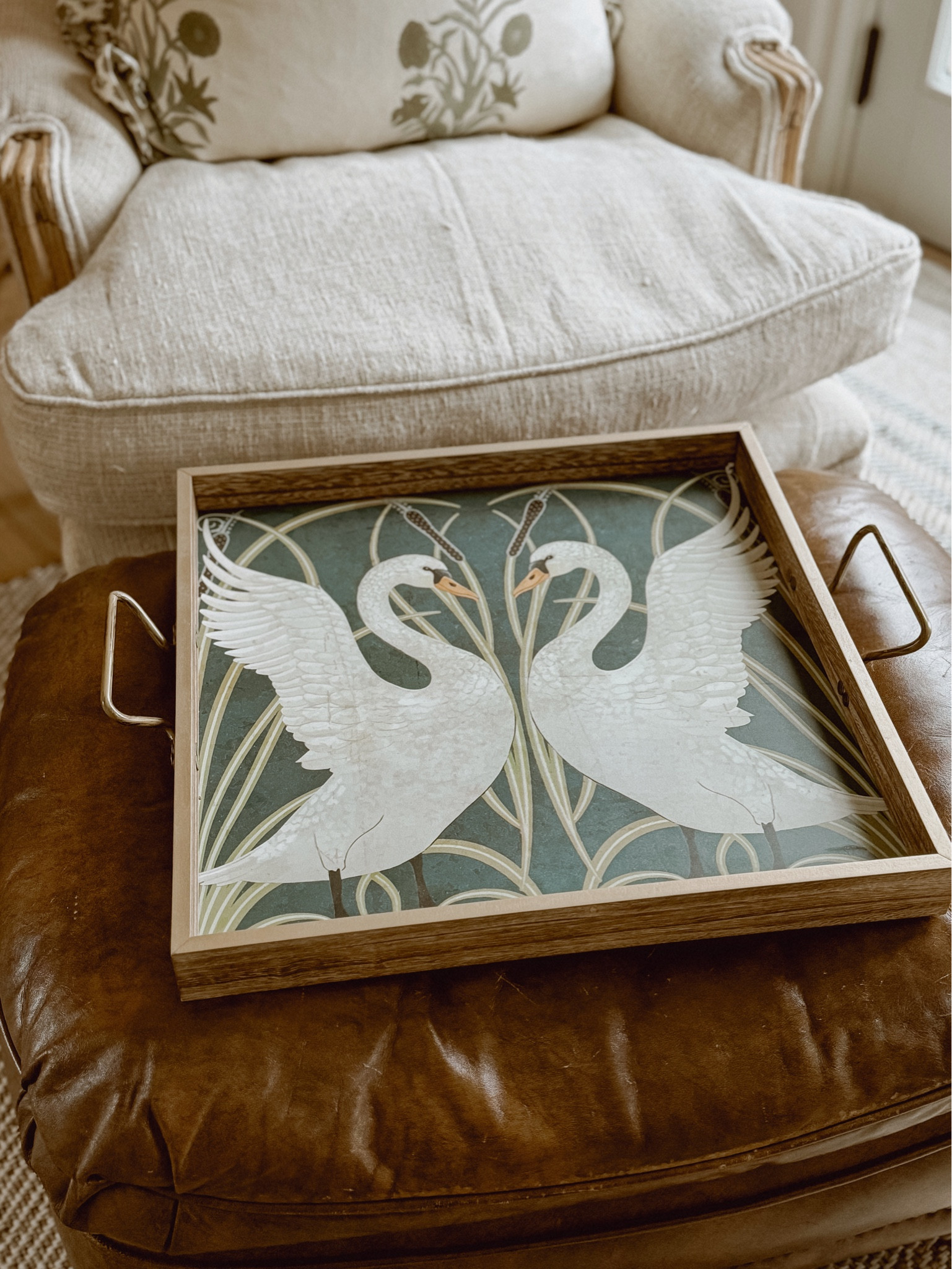 Gorgeous swan tray that can also be hung on the wall! A dual purpose work of art. 

#LTKfindsunder50 #LTKhome #LTKSeasonal