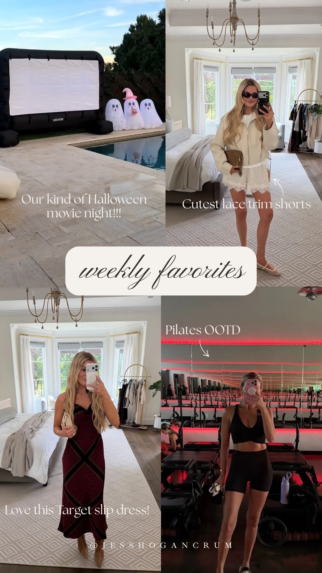 weekly favorites pick by you, for you!! 

top sellers, matching set, active wear, lace shorts, bomber jacket, outdoor movie screen, Halloween, maxi dress, jess crum

#LTKootd #LTKHome #LTKdayinmylife