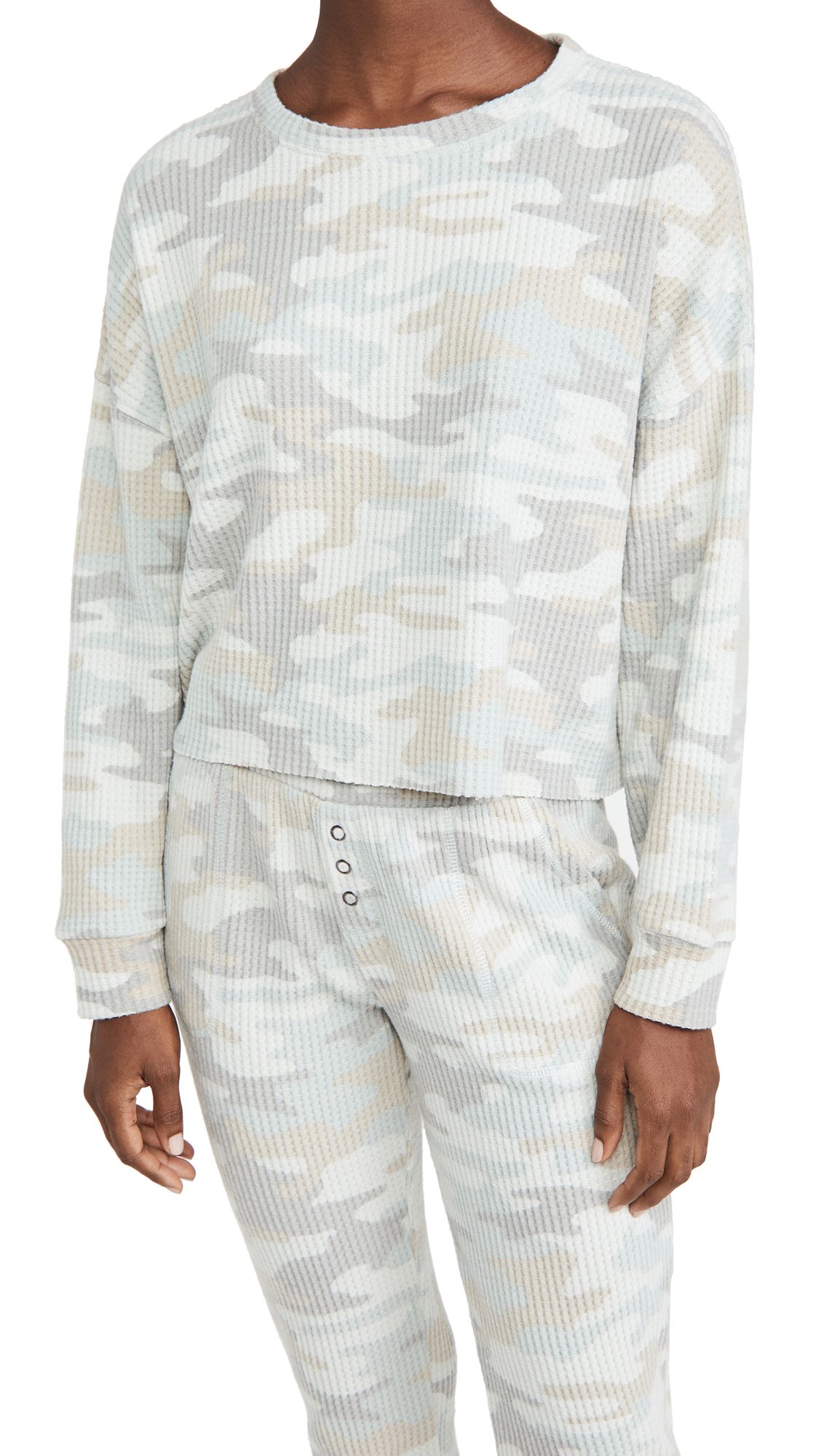 Z Supply Celine Camo Long Sleeve Top | Shopbop