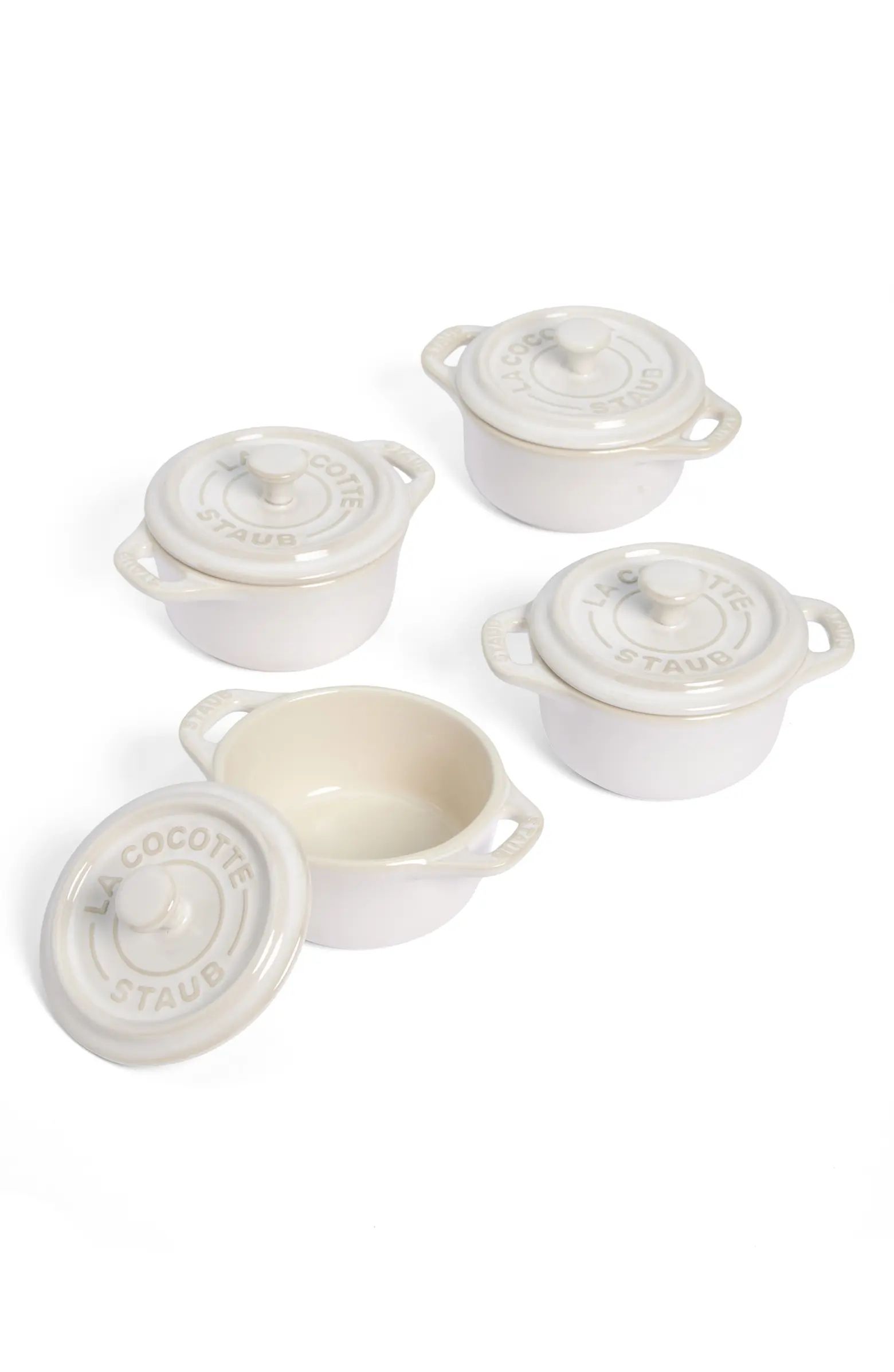 Staub 4-Piece Mini Round Cocotte Set | Nordstrom | Nordstrom