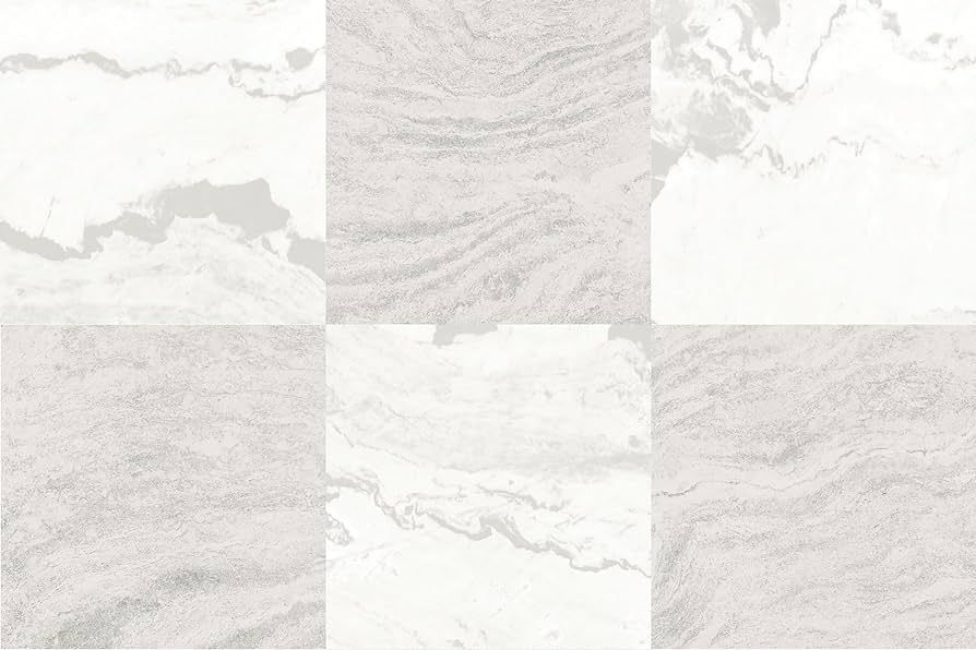 FloorPops x Chris Loves Julia 12-in by 12-in Bonneville Beige Peel and Stick Floor Tiles, FP5061 | Amazon (US)
