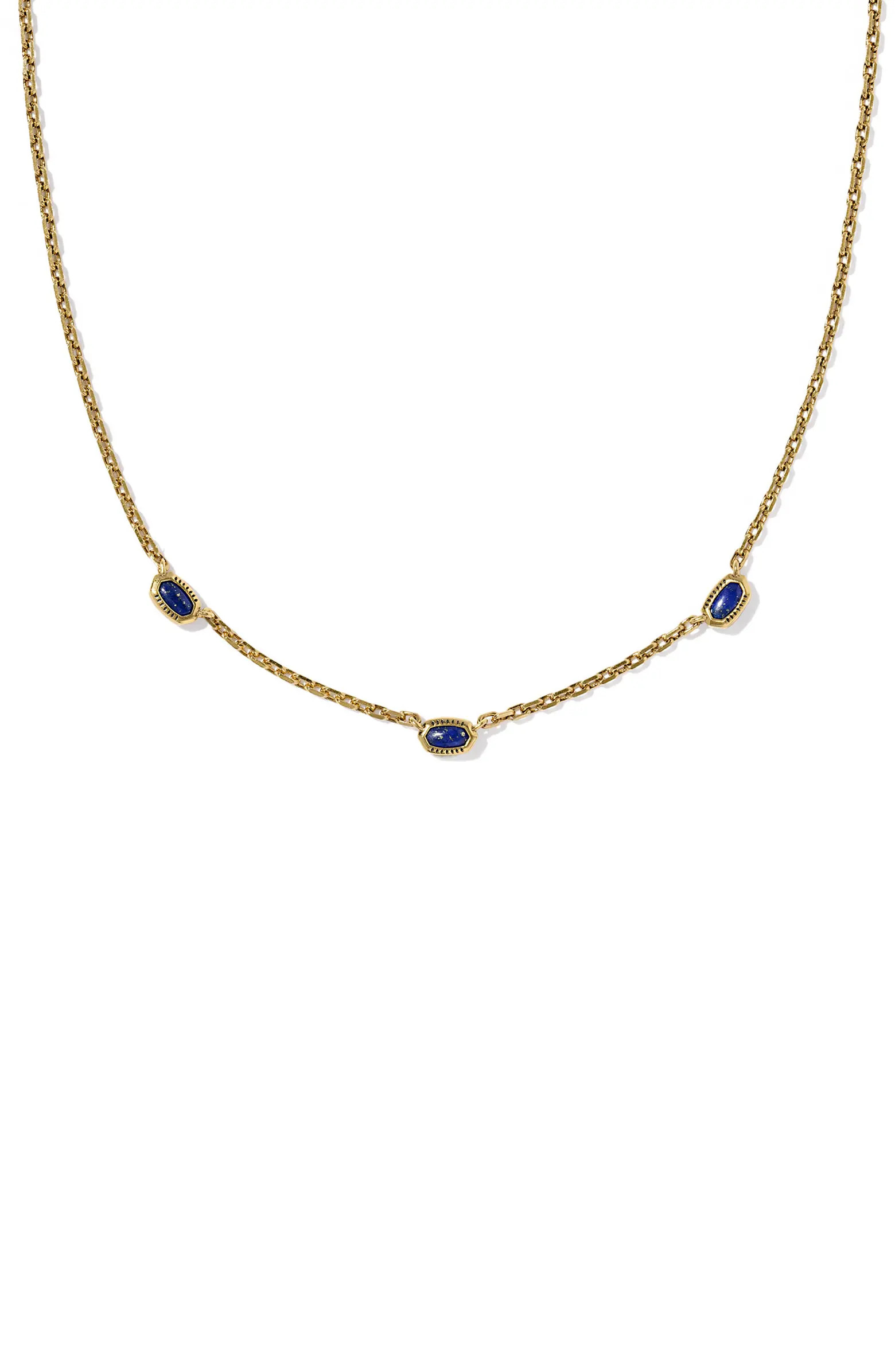 Kendra Scott Mini Elisa Three Stone Necklace | Nordstrom | Nordstrom