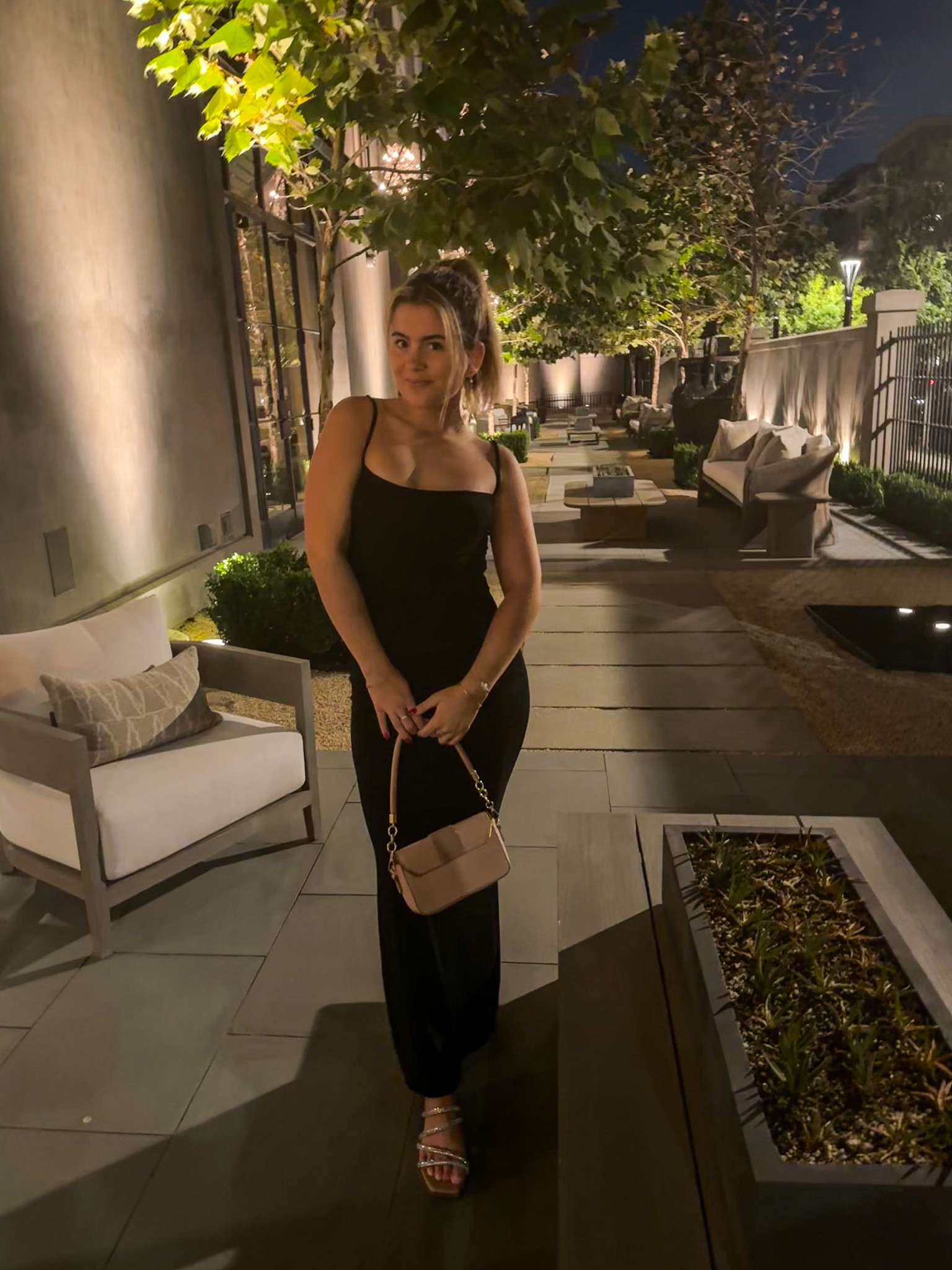 Skims dress + sparkly heels for comfy but chic look for dinner! 🖤 this was my friends whole entire outfit lol but it worked out perfectly for a girls dinner in Dallas TX! 

#LTKSeasonal #LTKCon #LTKstyletip