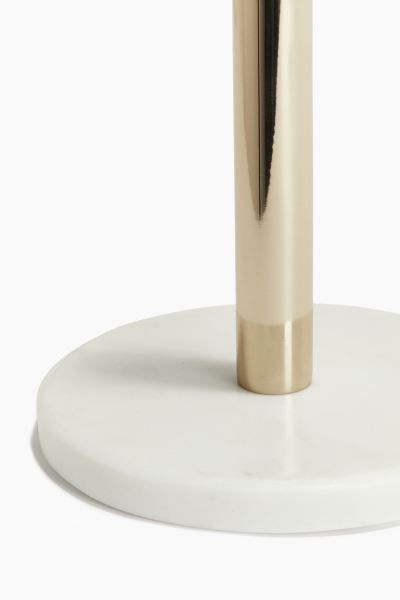 Marble Paper Towel Holder - White/gold-colored - Home All | H&M US | H&M (US + CA)