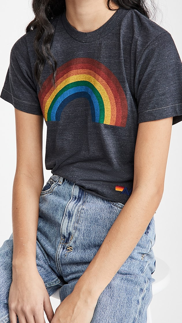 Rainbow Boyfriend Tee | Shopbop