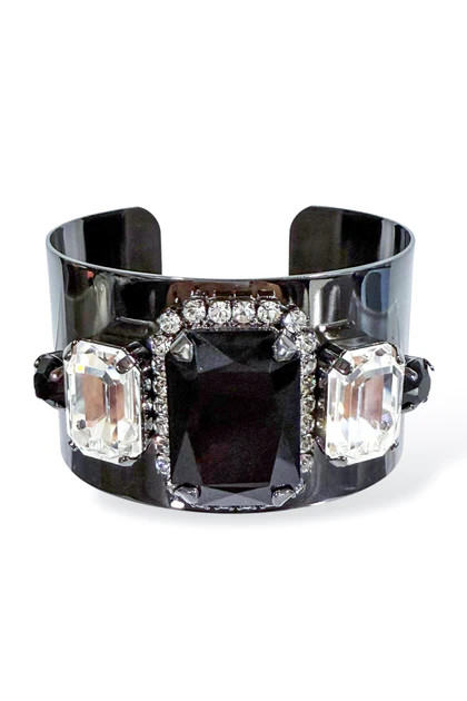 TOVA Glenn Gunmetal Cuff Bracelet | The Willow Tree