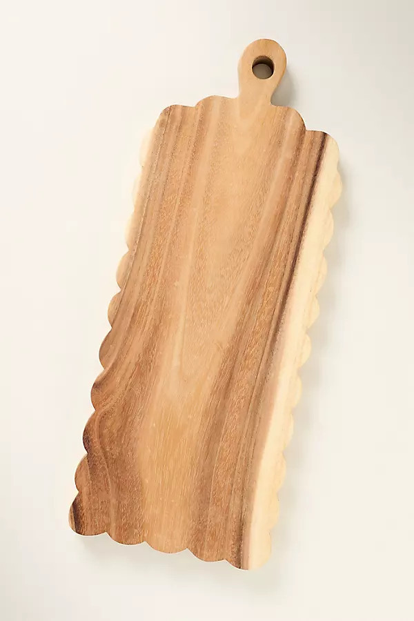 Scalloped Wood Cheeseboard | Anthropologie (US)