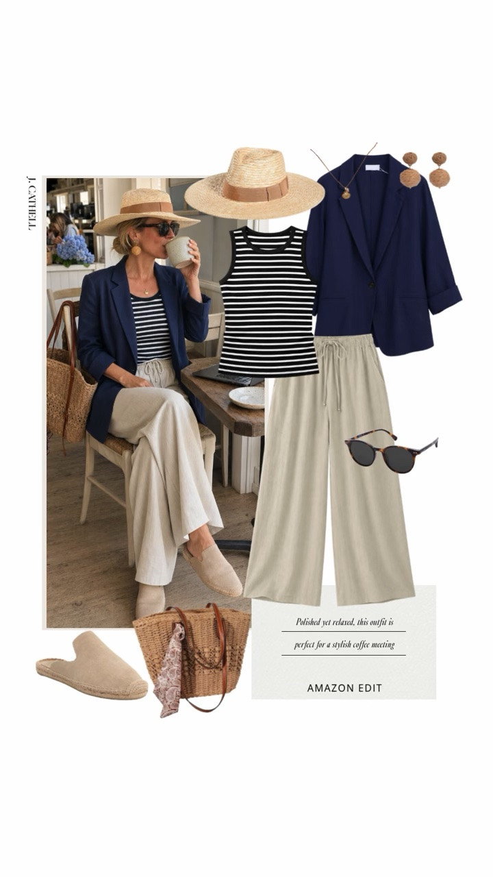✨ If your dream aesthetic is equal parts Nancy Meyers, breezy coastal charm, and timeless style, this edit is for you.

From crisp linen separates and classic striped knits to woven accessories and elevated home accents, I've curated my favorite Amazon finds that capture the effortless coastal grandmother look—without the designer price tag.

Whether you're refreshing your wardrobe, styling your home, or both, these chic, versatile pieces will carry you through the season with ease. Tap to shop the entire Coastal Grandmother Amazon Edit in my LTK. 🤍🌊

#LTKStyle #CoastalGrandmother #AmazonFinds #CoastalStyle #NancyMeyersAesthetic #NeutralHome #CapsuleWardrobe #AmazonHome #ClassicStyle #LTKFinds

#LTKootd #LTKSeasonal #LTKOver40