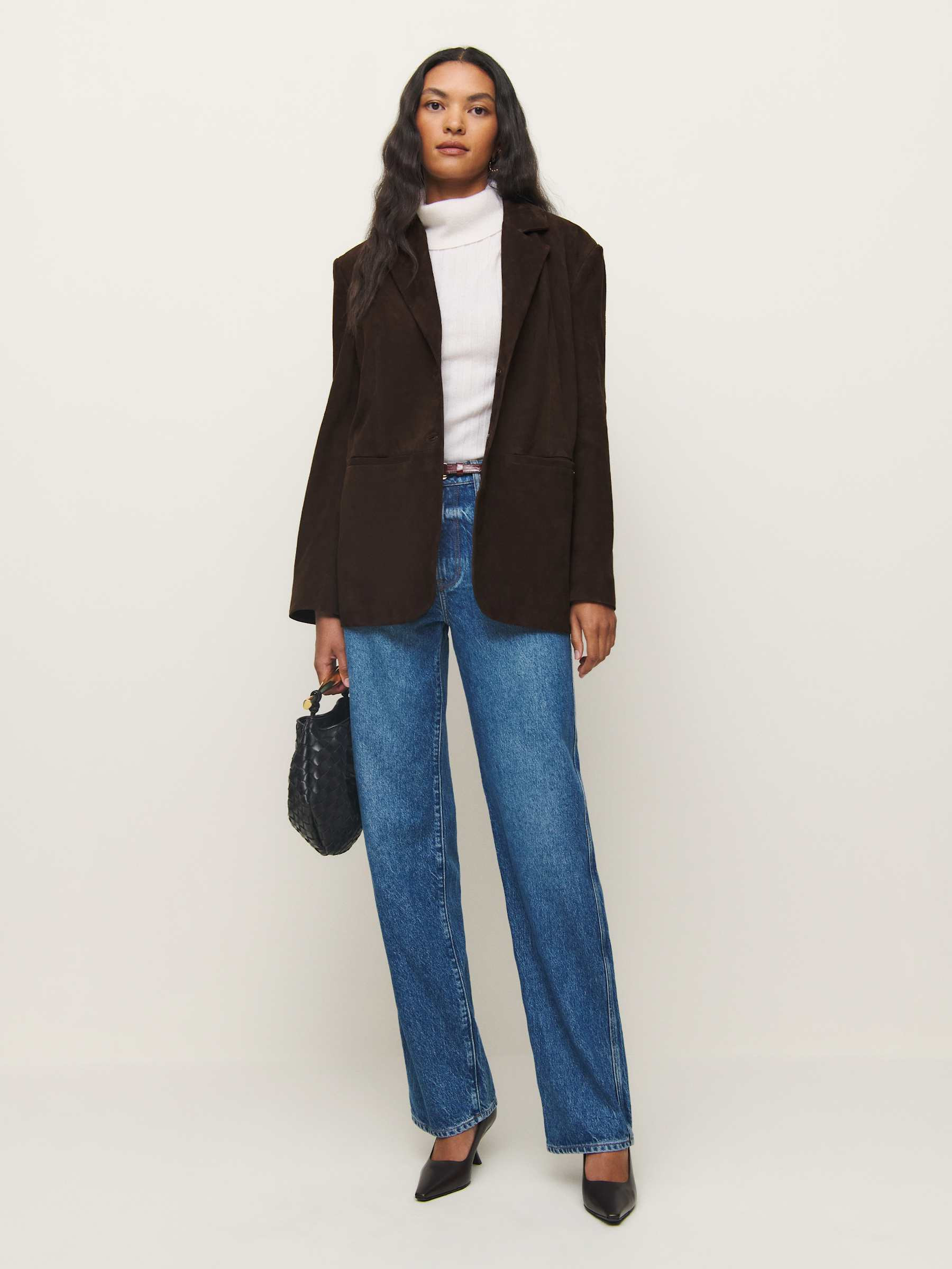 Veda Leon Oversized Suede Blazer | Reformation (Global)