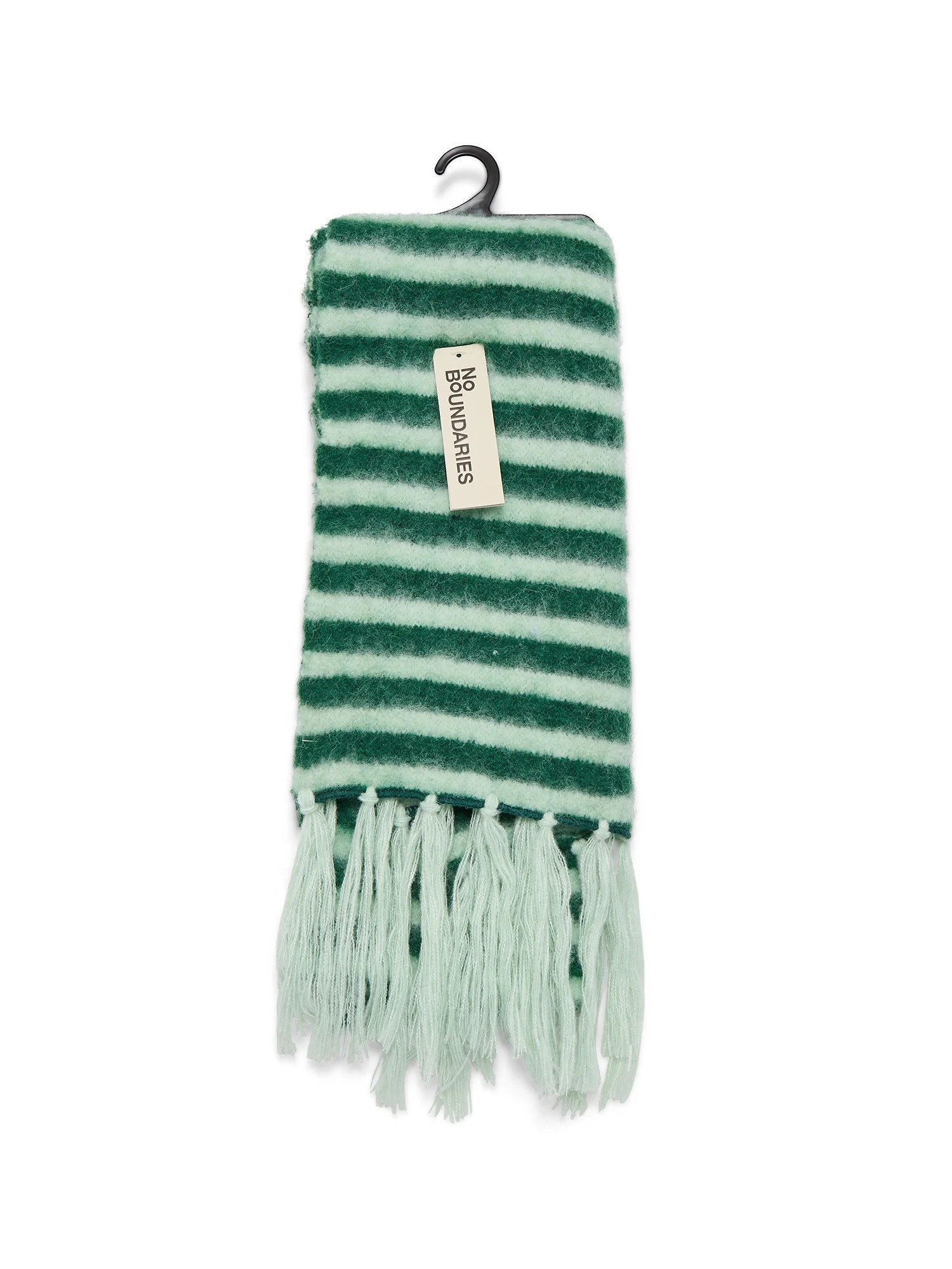 No Boundaries Striped Scarf, Women's, Mint Multi | Walmart (US)