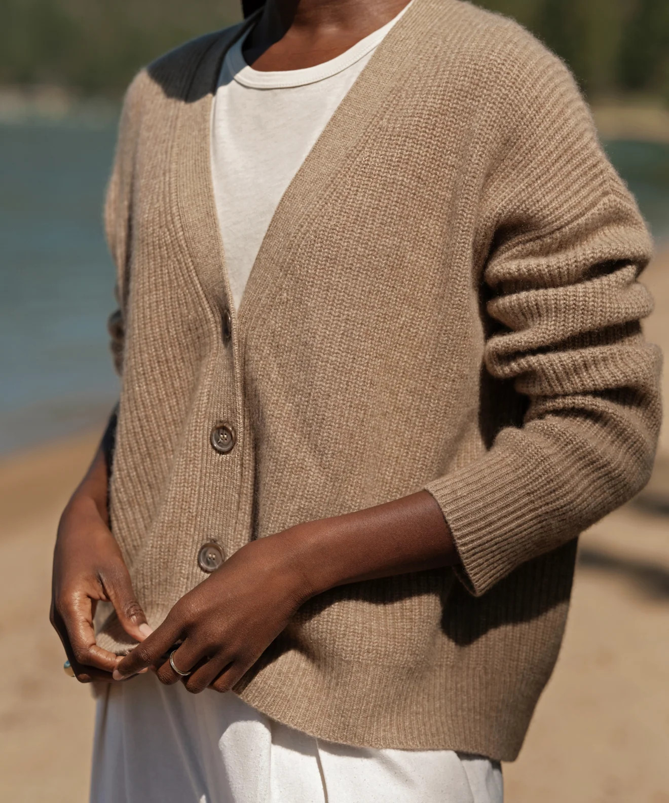 Cropped Cashmere Cocoon Cardigan | Jenni Kayne