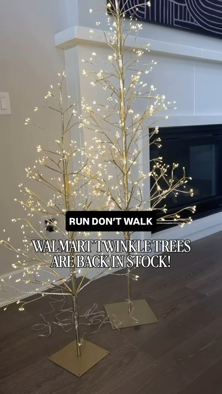 The best holiday twinkle trees are back in stock! These never last one so don't wait!  

 #LTKSeasonal #LTKHome #LTKSaleAlert