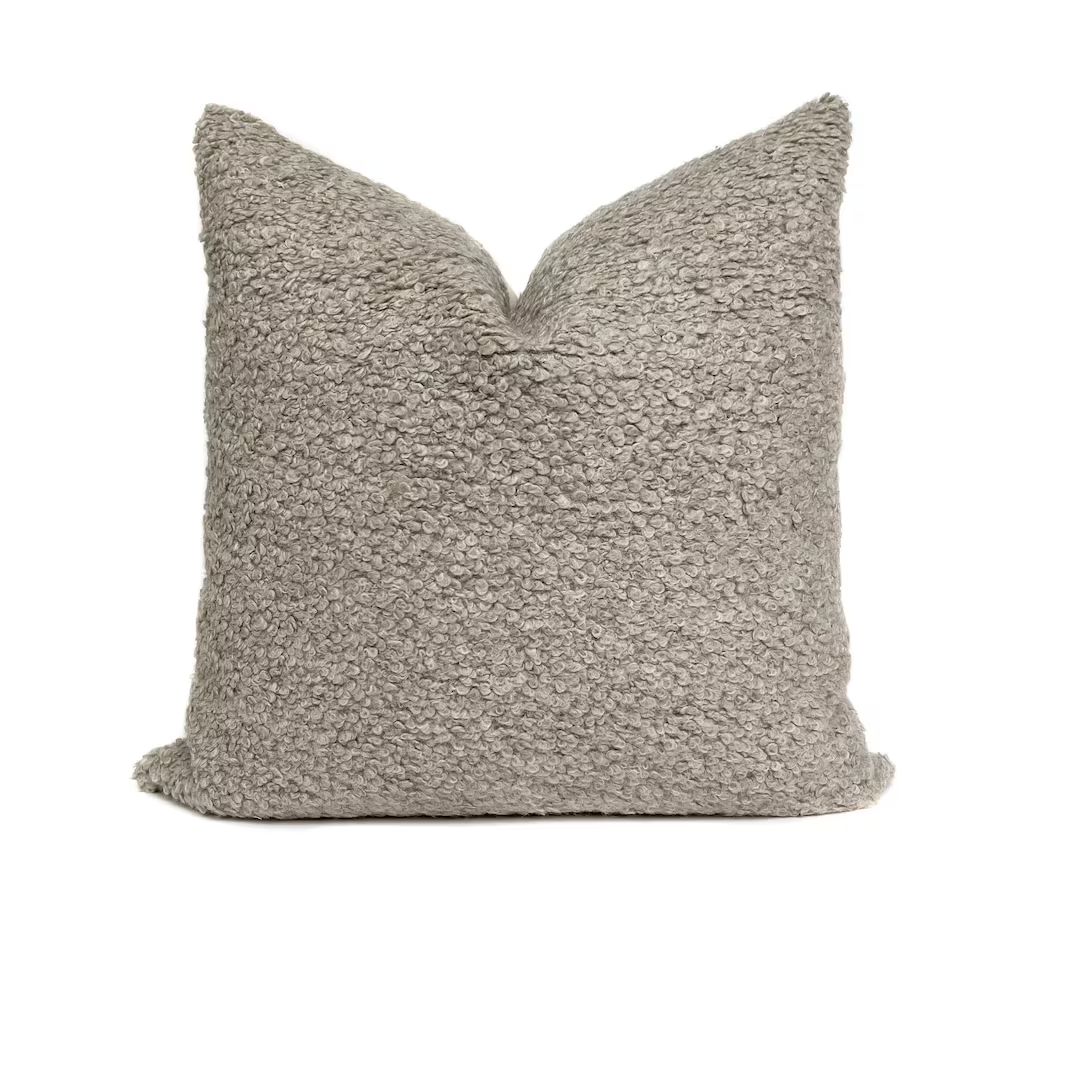 Authentic Alpaca Pillow Cover | Buff Alpaca | Designer Pillow | High End Throw Pillows | Cozy Pil... | Etsy (US)