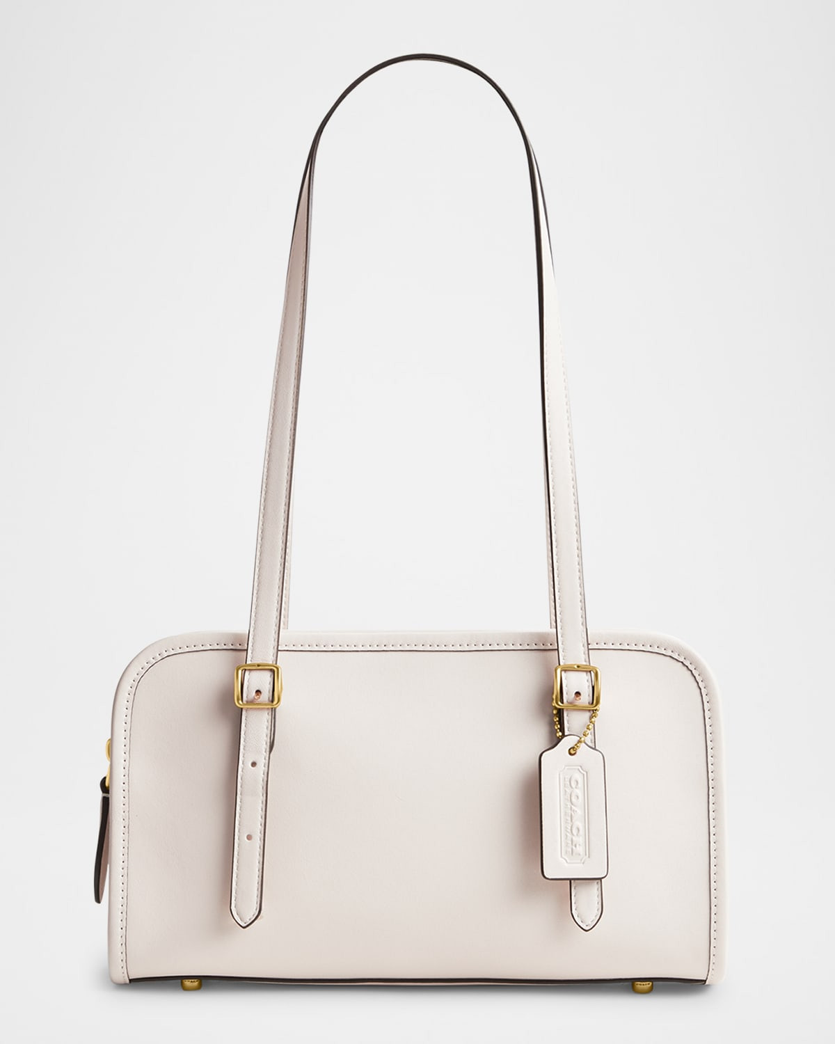 Swing Zip Leather Shoulder Bag | Neiman Marcus