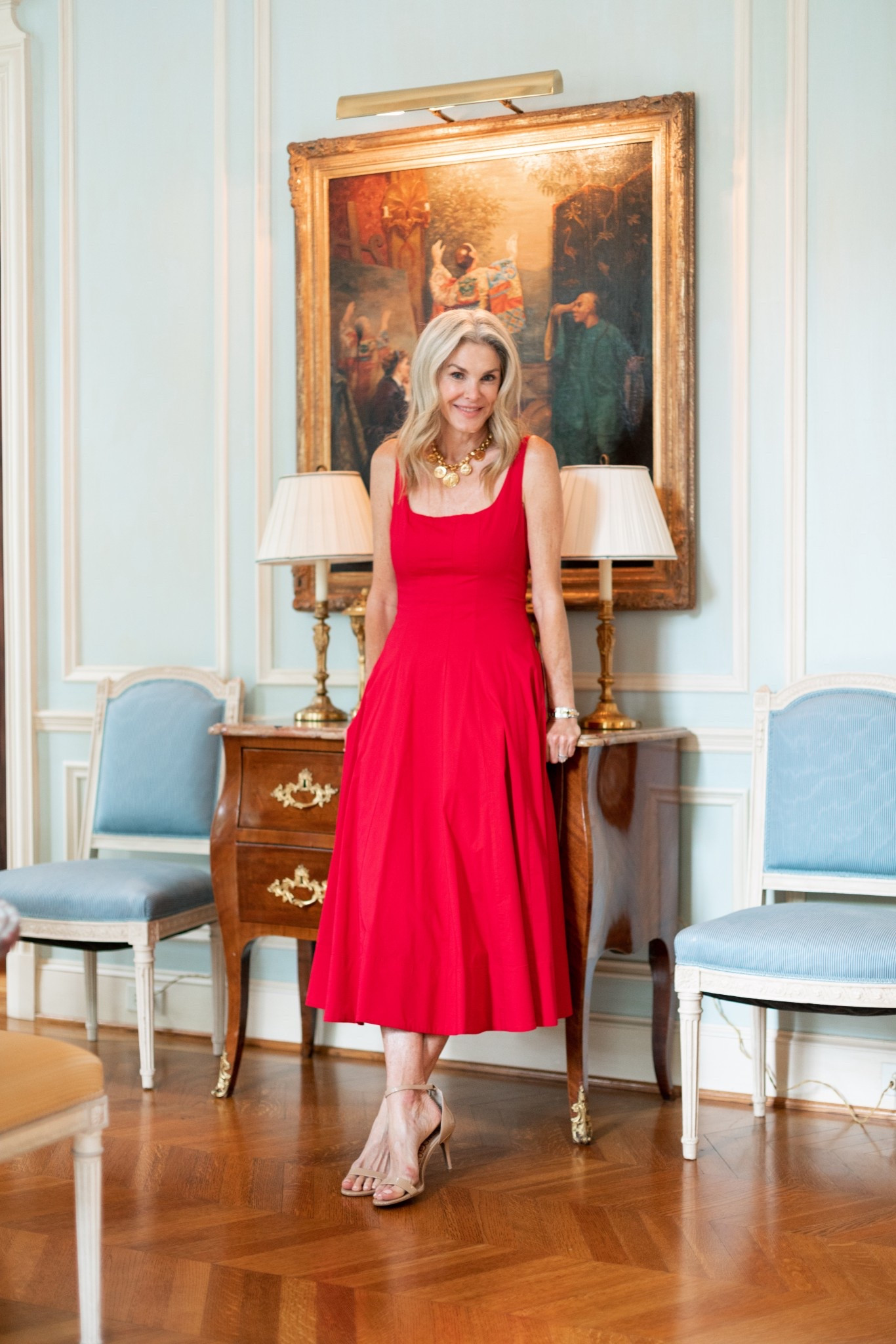 Gorgeous red midi dress for summer! Size S  

#LTKSummerEdit #LTKOver40 #LTKStyleTip