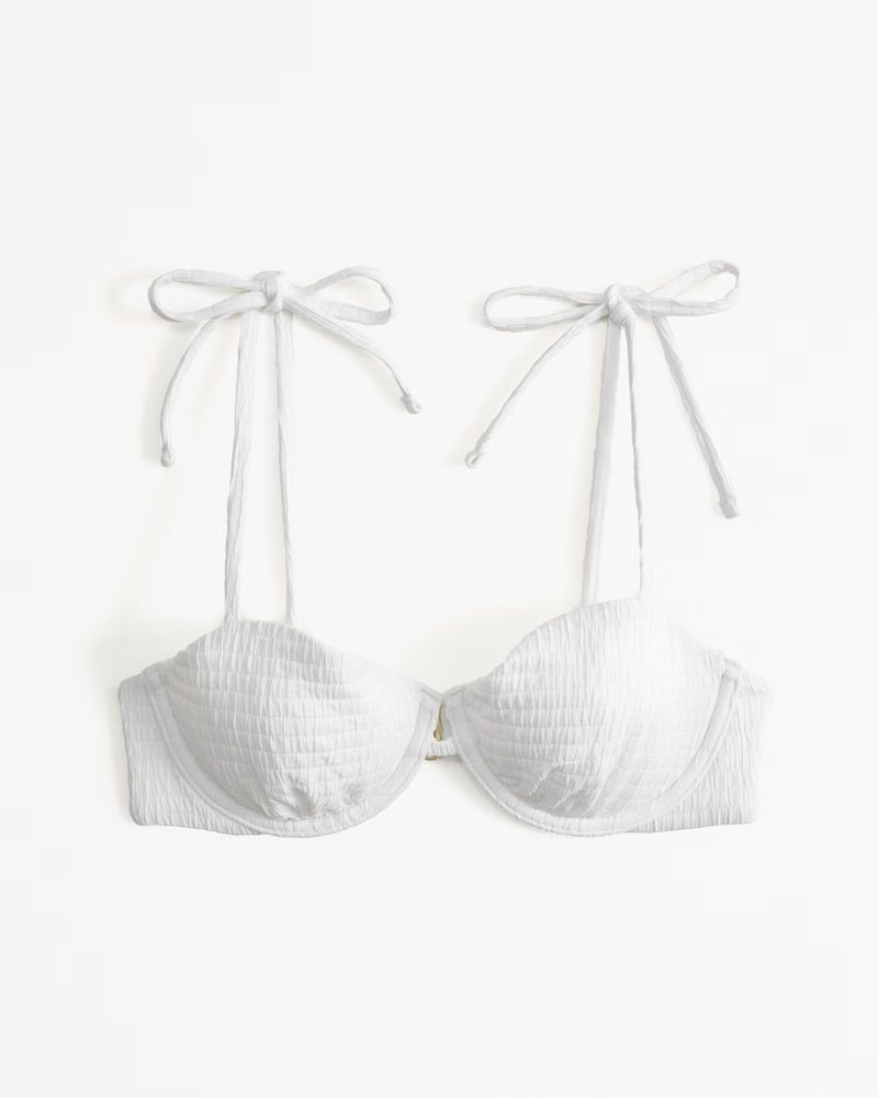 Women's Tie-Strap Underwire Bikini Top | Women's The A&F Wedding Shop | Abercrombie.com | Abercrombie & Fitch (US)