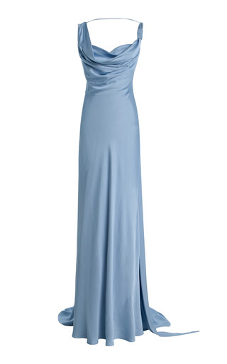 Darcy Open-Back Satin Maxi Dress | Moda Operandi (Global)