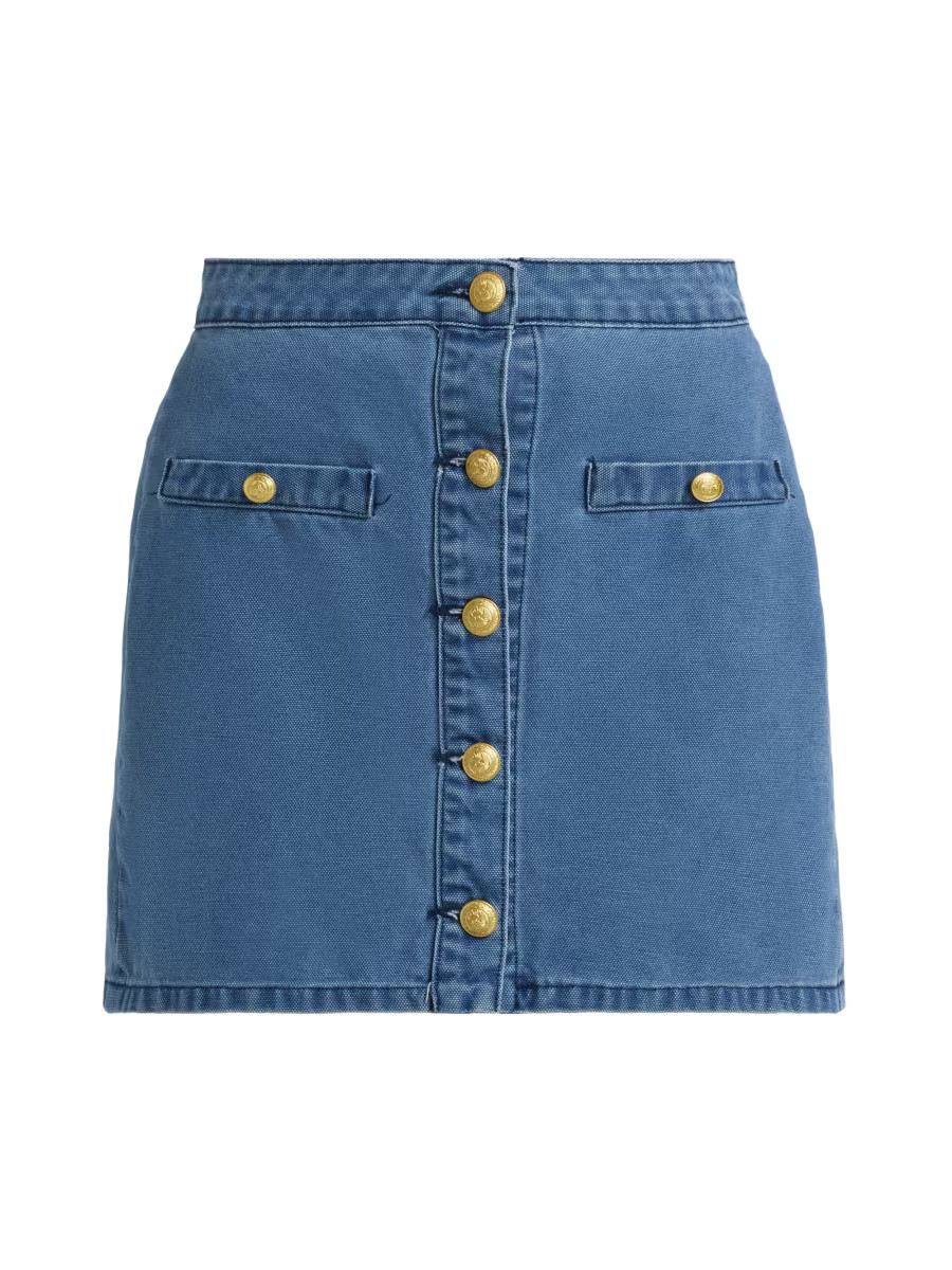 Kris Denim Miniskirt | Saks Fifth Avenue