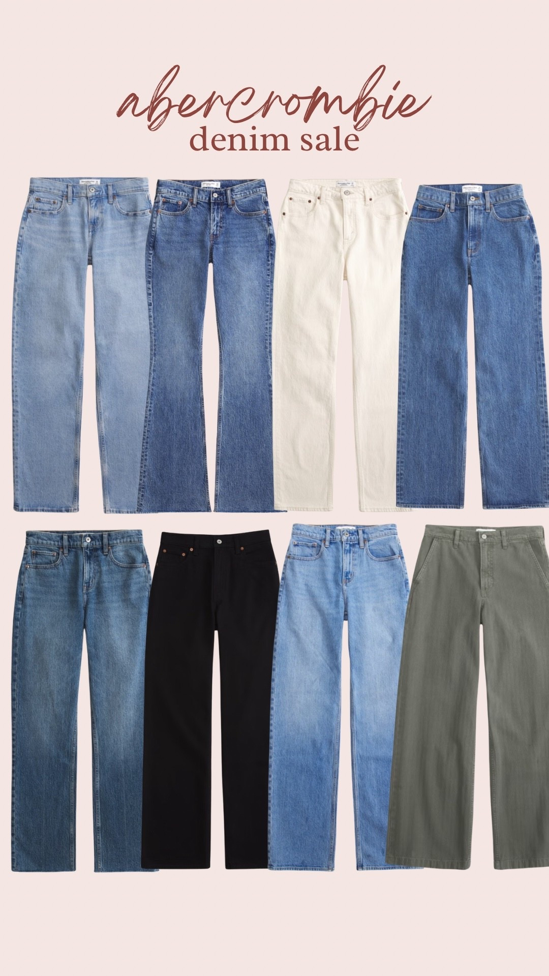 Code DENIMAF for extra 15% off!! 

Abercrombie Jean sale, Abercrombie denim sale, back to schooo

#LTKSaleAlert