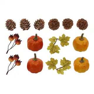 Pumpkins, Pinecones, Maple Leaf & Berry Decorative Components, 14ct. by Ashland® | Michaels | Michaels Stores