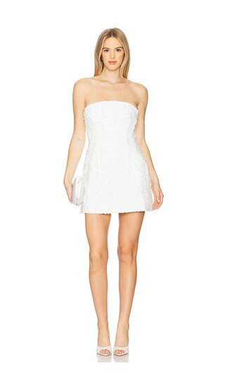 Karoline Hourglass Dress in Orchid White | Revolve Clothing (Global)