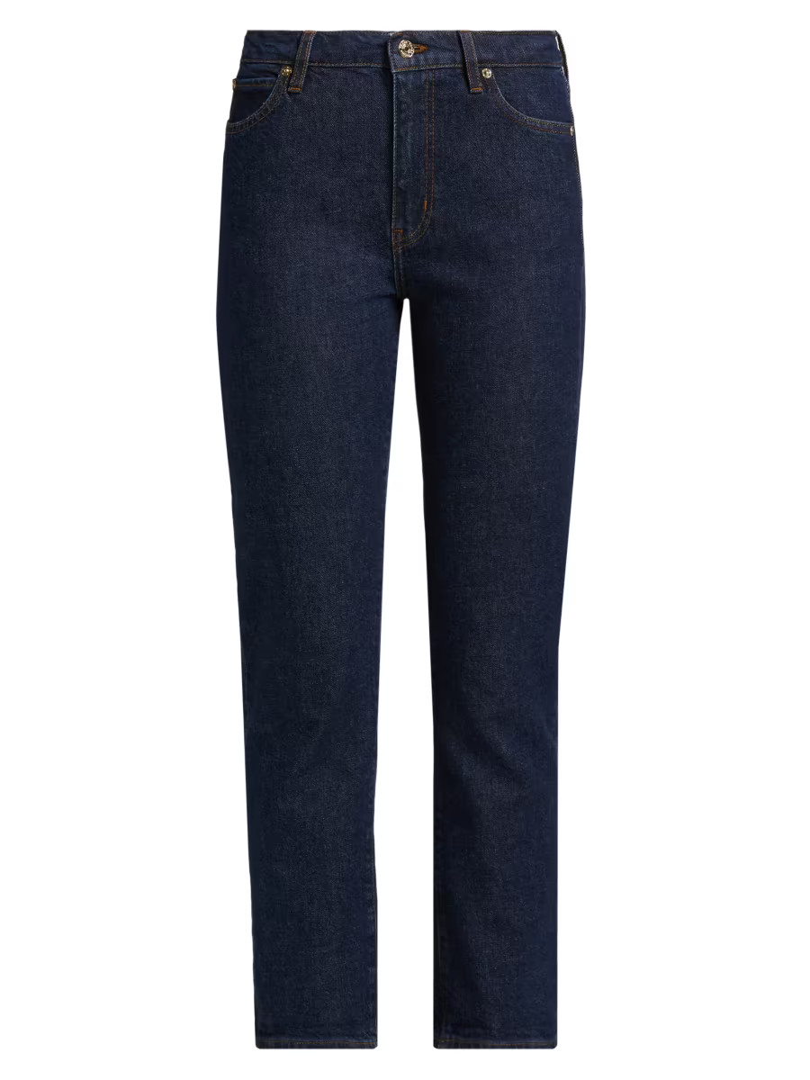 Frame Borrowed Slim Mid-Rise Jeans | Saks Fifth Avenue | Saks Fifth Avenue