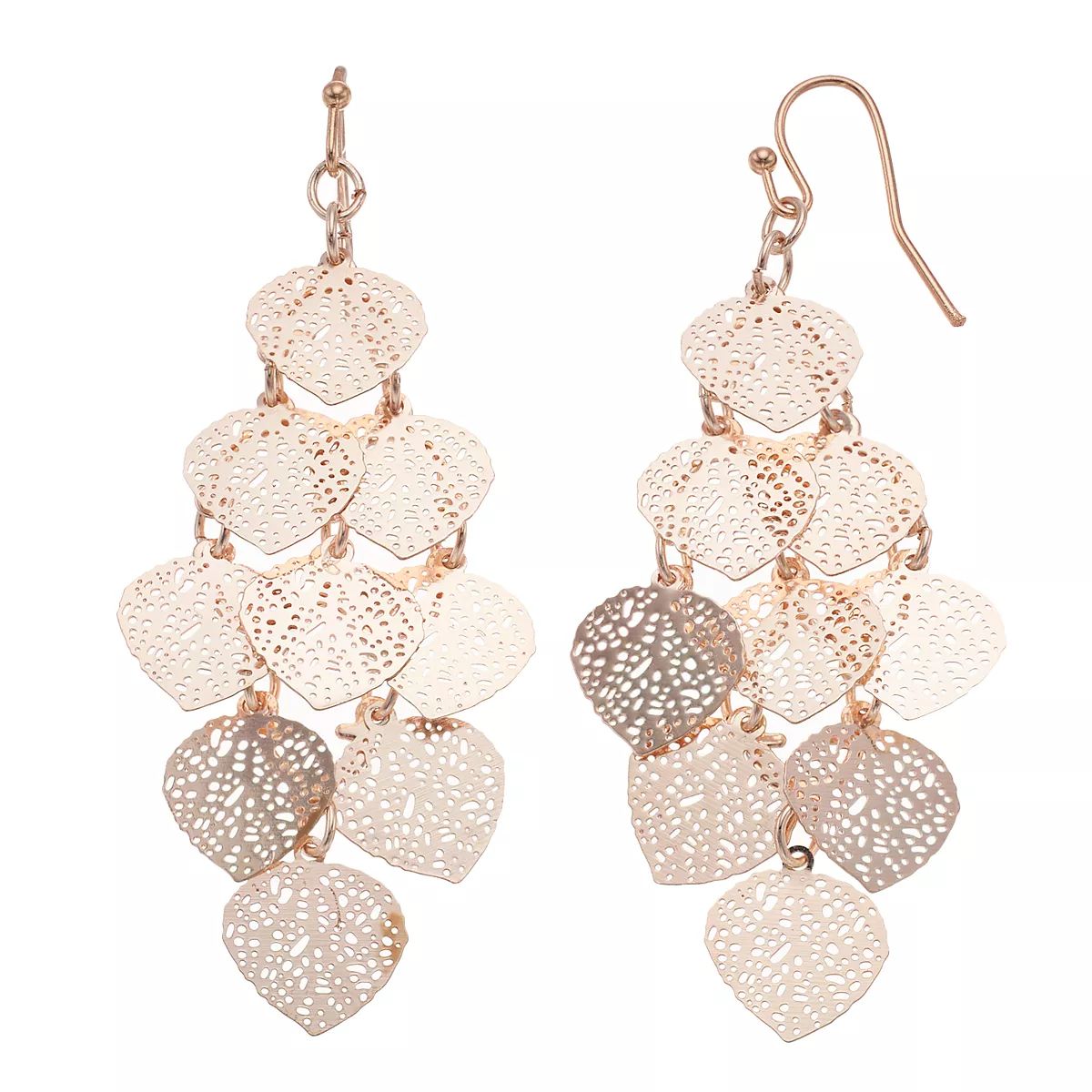 LC Lauren Conrad Filigree Dangle Nickel Free Earrings | Kohl's