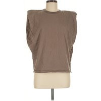 The Frankie Shop Sleeveless T-Shirt: Brown Tops - Size Medium | ThredUp (US)