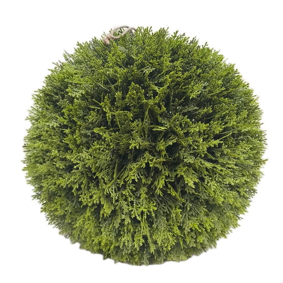 Modest Studio 21" Artificial Evergreen Cyprus Ball | Walmart (US)
