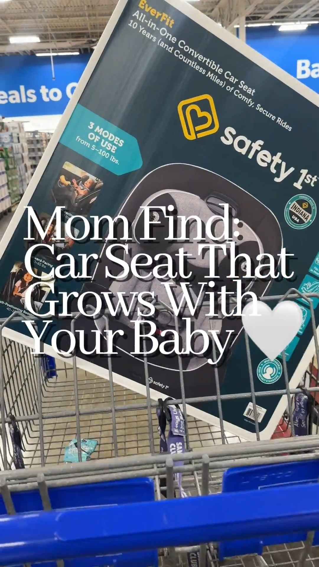 If you’re a mom on a budget but still want something safe, practical, and long-lasting—this is the car seat for you 🤍

The Safety 1st EverFit All-in-One Convertible Car Seat is a great option that grows with your little one and keeps them secure every stage.

It’s around $100, and sometimes you can catch it on sale at Sam’s Club for about $10 off—just depends on the deal 👀

  Go ahead and SAVE this… but don’t wait too long to shop 💁🏽‍♀️

#MomLife #BudgetMom #MomFinds #FirstTimeMom #toddlercarseat

#LTKBaby #LTKKids #LTKmomlife