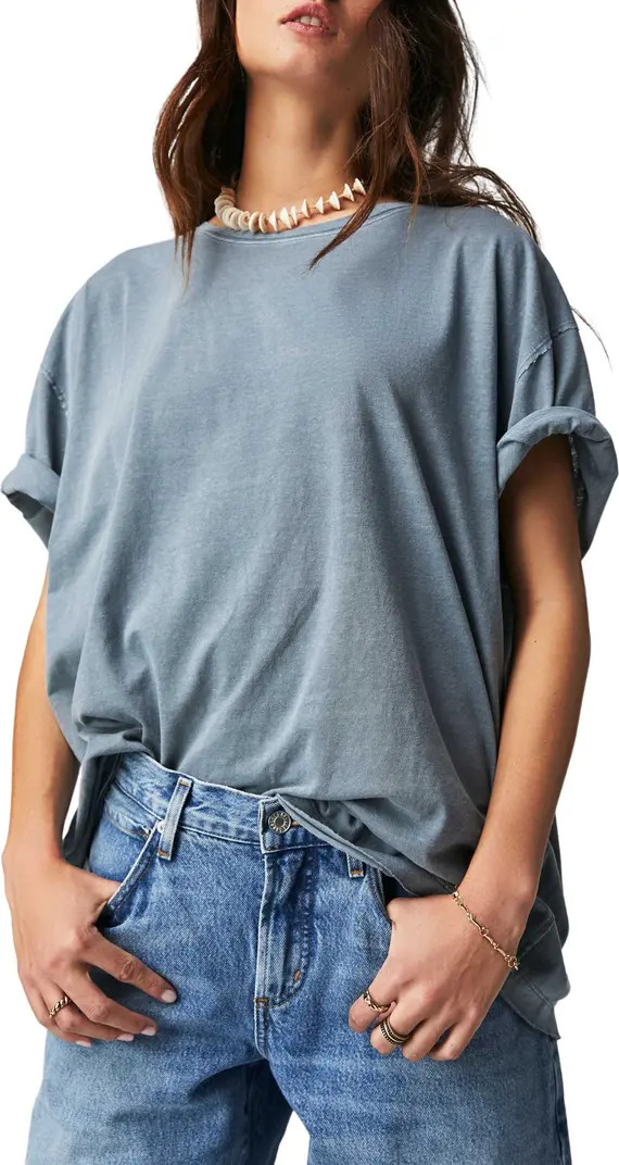 Nina Crewneck Cotton T-Shirt | Nordstrom