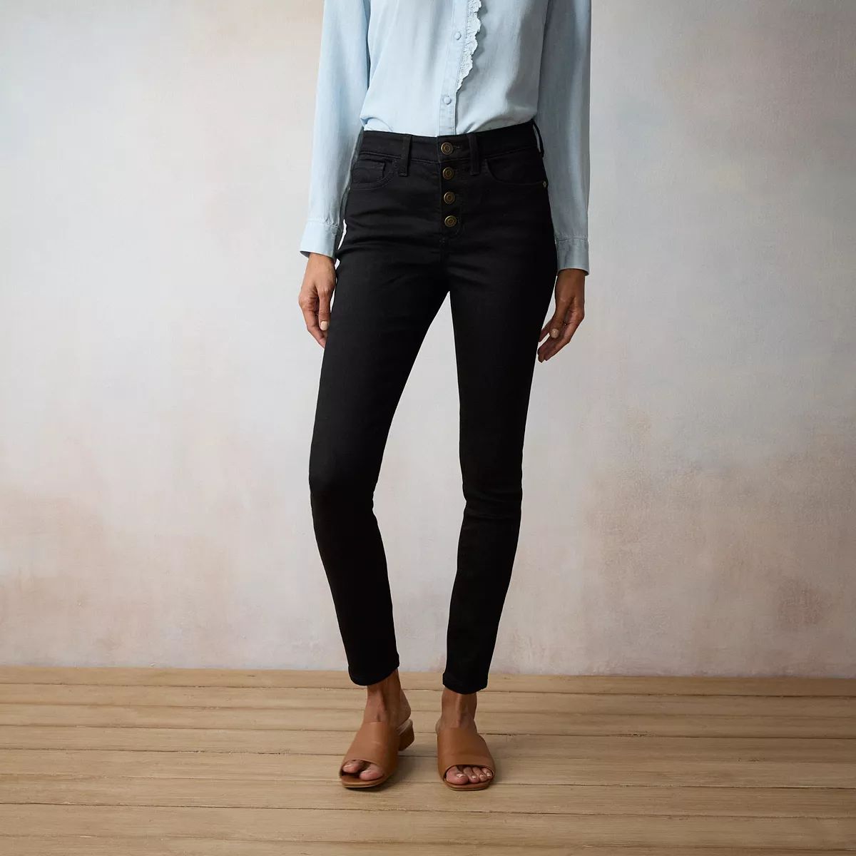 Women's LC Lauren Conrad High Rise 5-Pocket Skinny Jeans | Kohl's