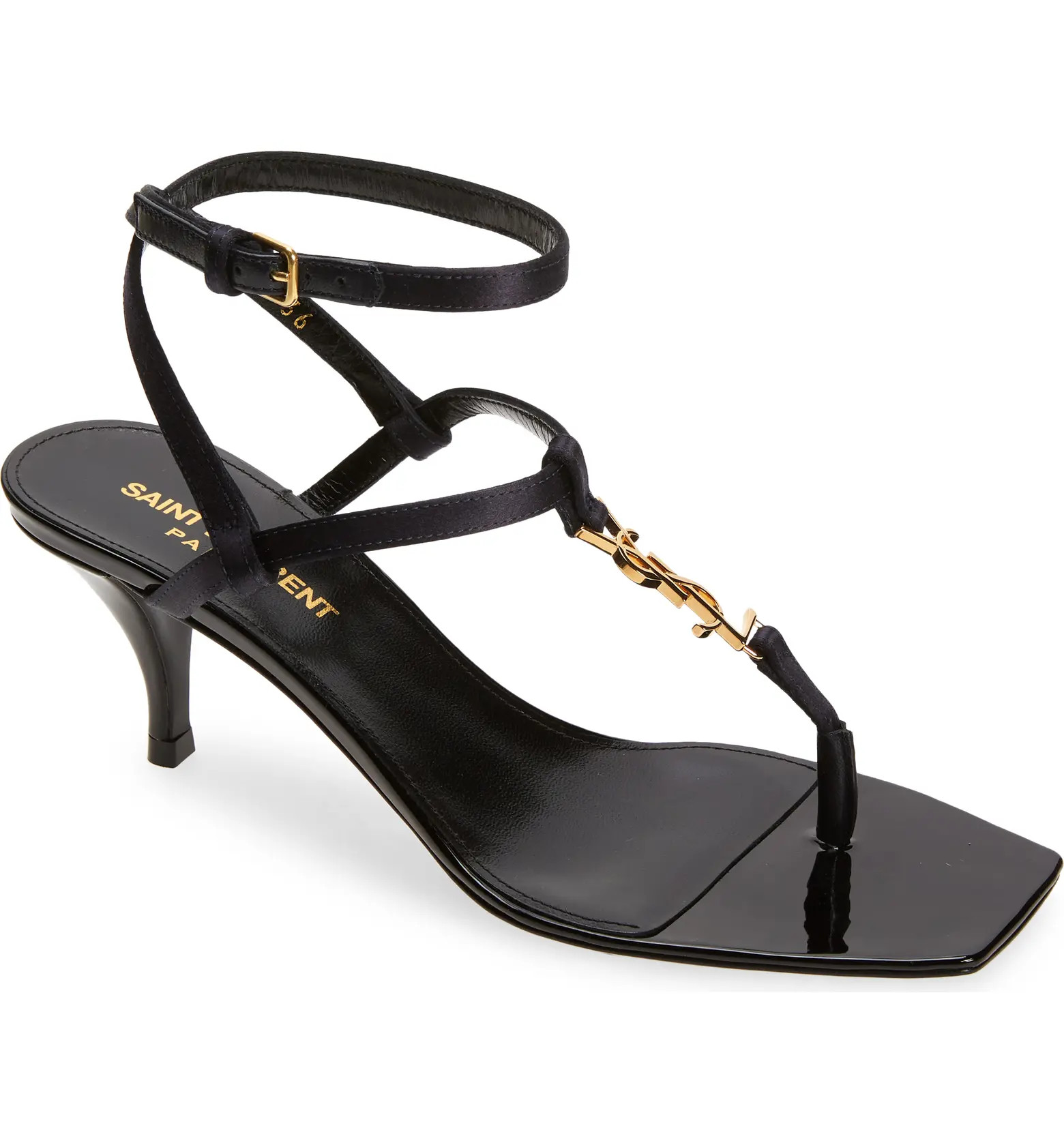 Cassandra Logo Ankle Strap Sandal | Nordstrom