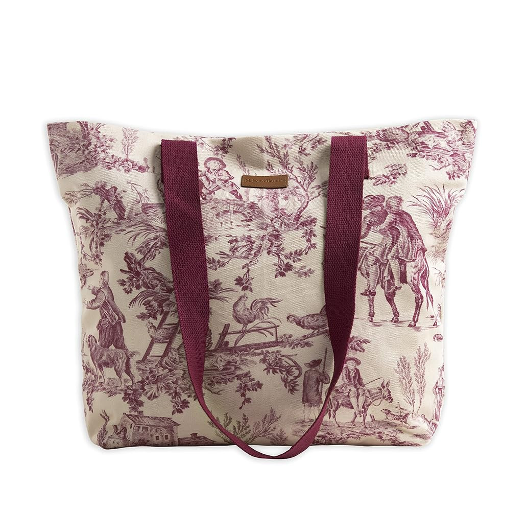 Maison d' Hermine Canvas Tote Bag for Women Cotton Canvas Reusable Shoulder Grocery Bags Bulk wit... | Amazon (US)