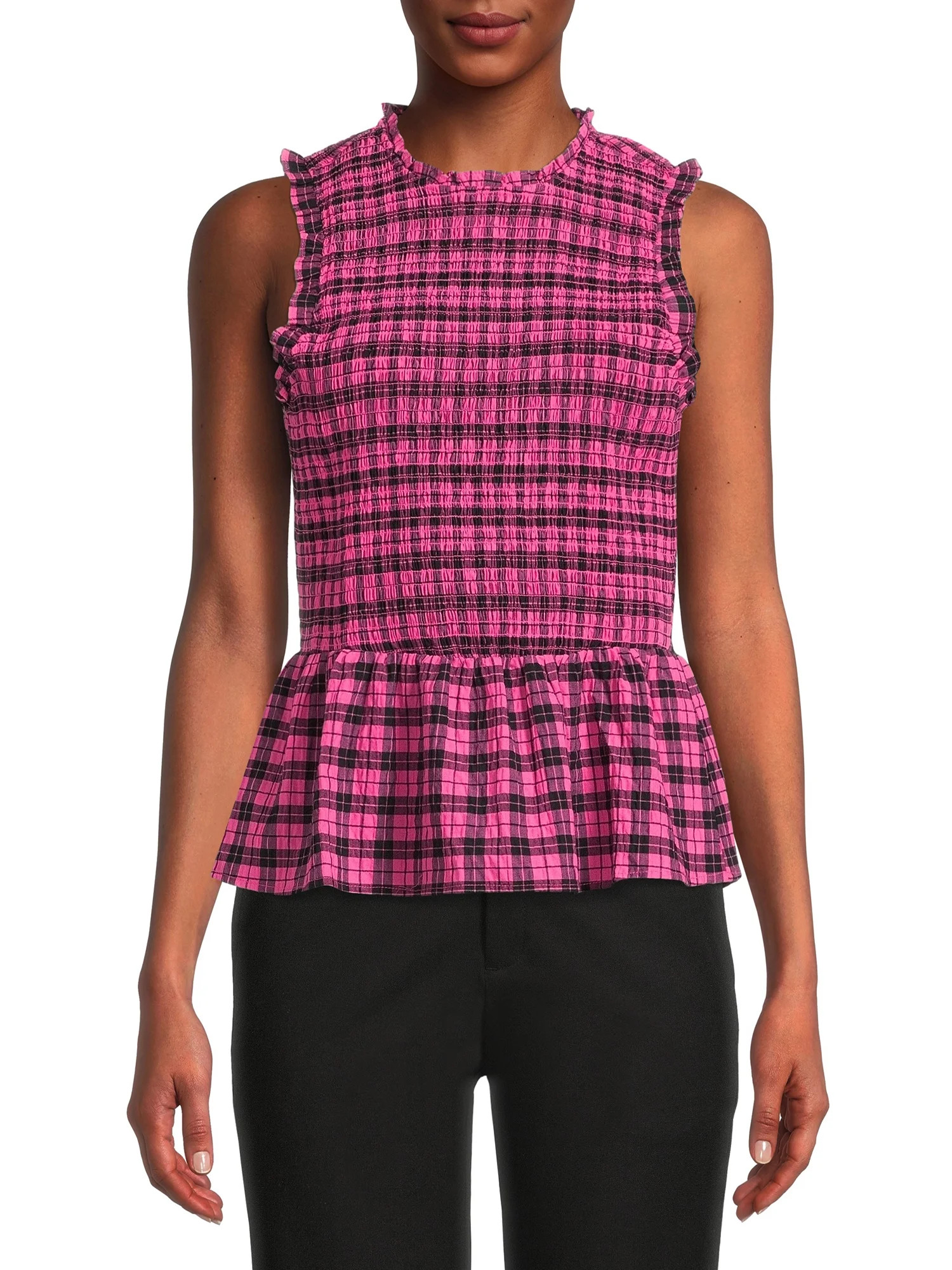 The Get Women's Sleeveless Smocked Top | Walmart (US)
