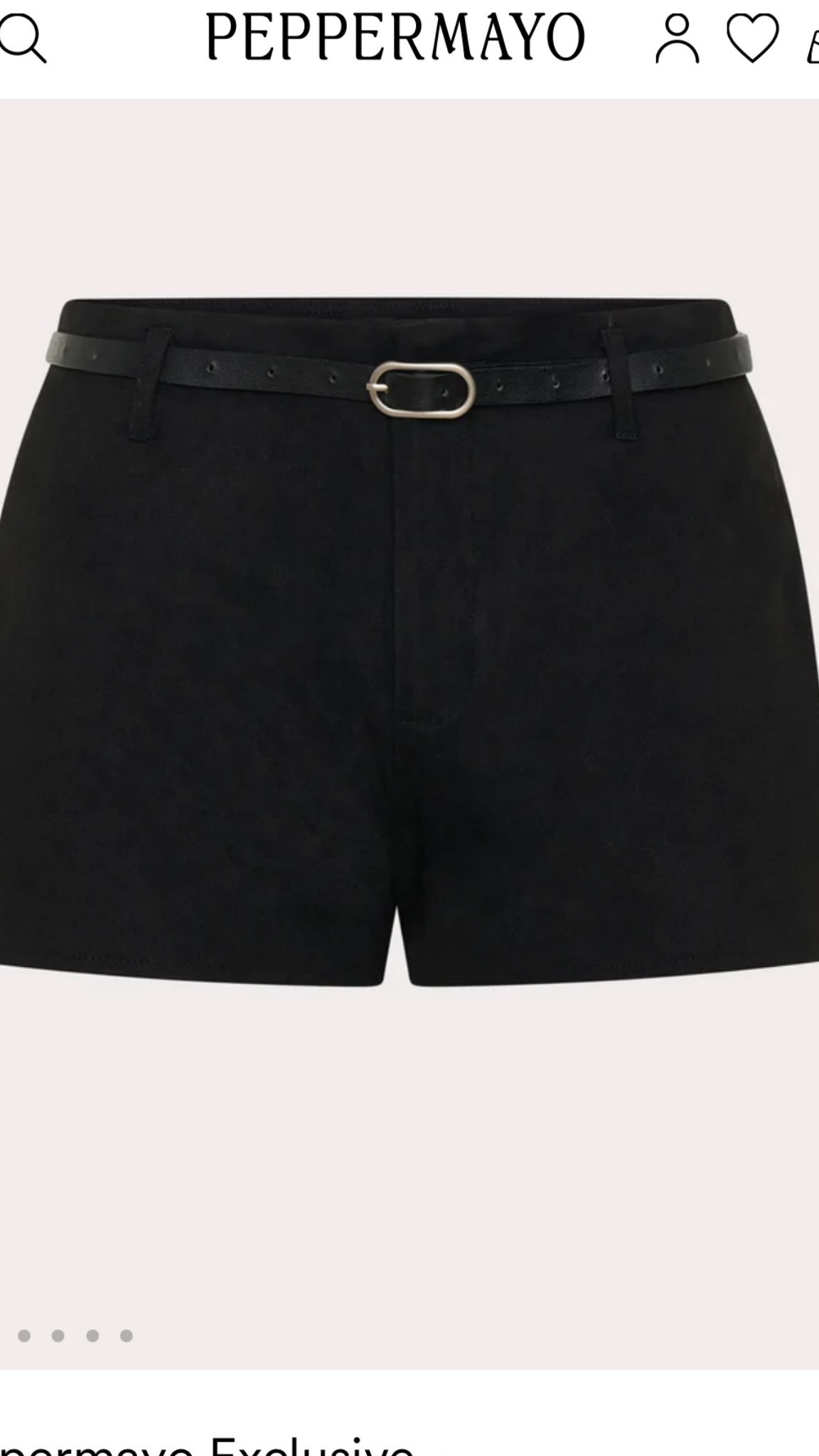 Suede micro shorts! 