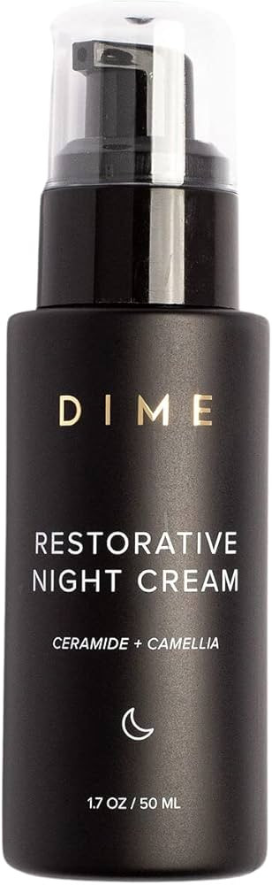 DIME Beauty Restorative Night Cream, Facial Moisturizer with Ceramides and Sea Buckthorn, 1.7 oz ... | Amazon (US)
