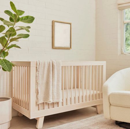 The best crib! It’s a 3-in-1 Convertible Crib with Toddler Bed Conversion Kit. 
We have this exact crib and we use the Newton breathable mattress ! 

#LTKhome #LTKkids #LTKbaby