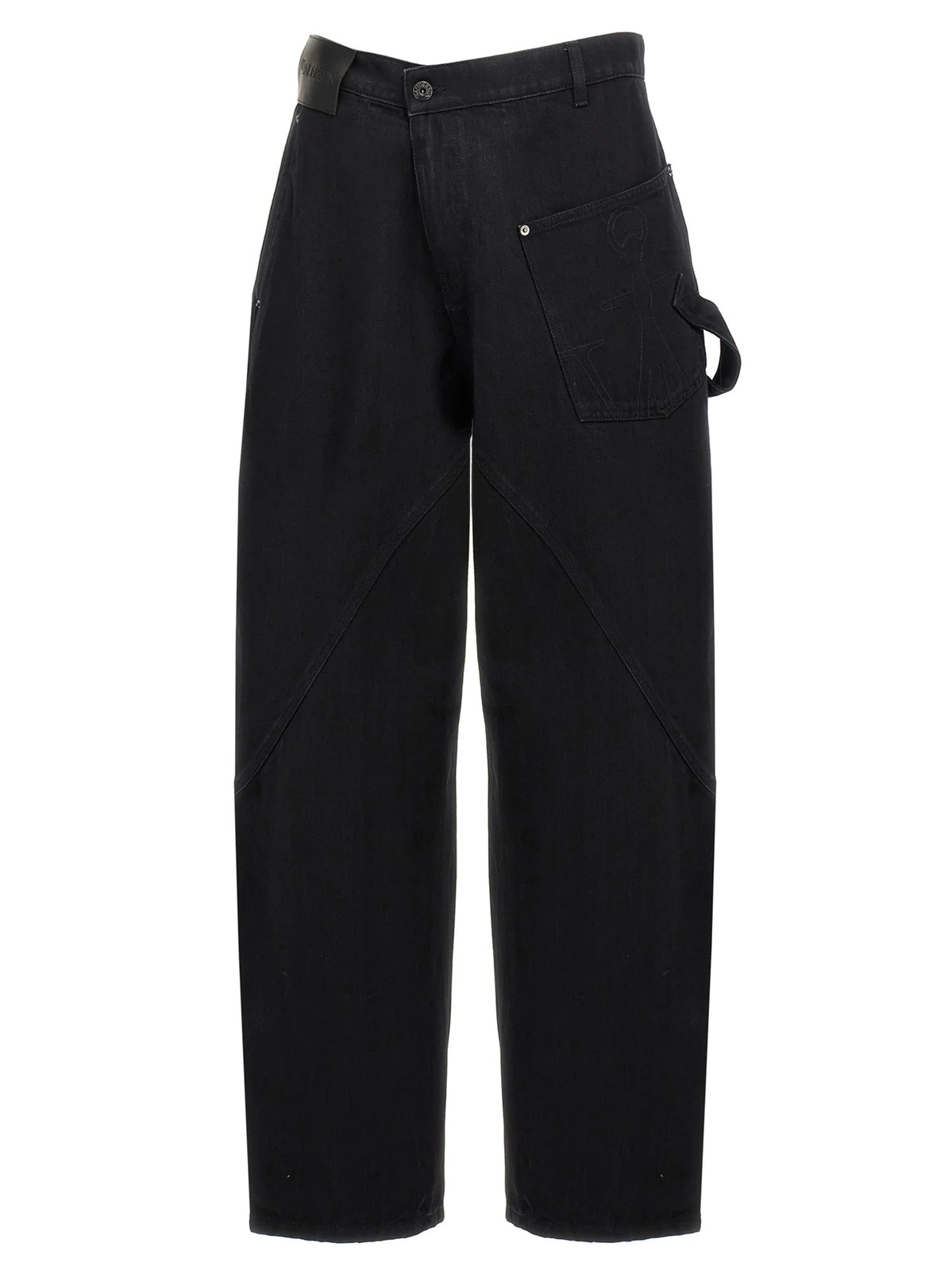 JW Anderson Twisted Wide Leg Jeans | Cettire Global
