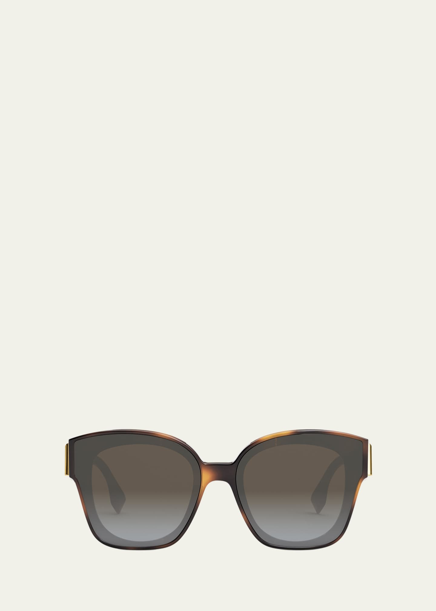 Fendi Oversized F Logo Acetate Cat-Eye Sunglasses | Bergdorf Goodman