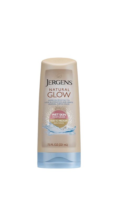 Jergen’s Natural Glow Self Tanner. 
Reviews are 🌟🌟🌟🌟.
apply in shower  

#LTKSeasonal #LTKbeauty