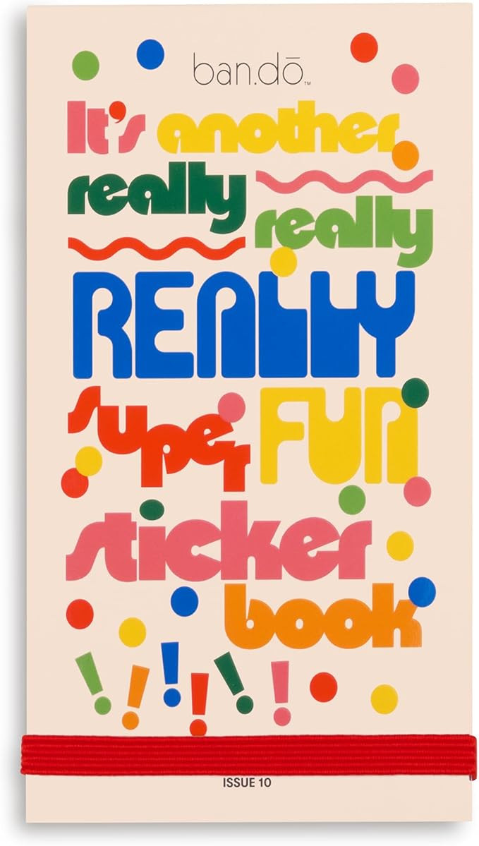 ban.do Stickerbuch mit über 700 verschiedenen Aufklebern und 35 Blatt, lustig/bunt, ästhetische... | Amazon (DE)