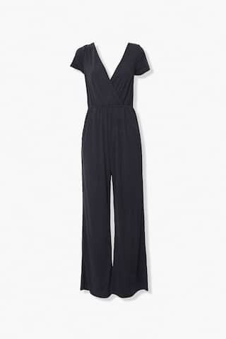 Surplice Wide-Leg Jumpsuit | Forever 21 (US)