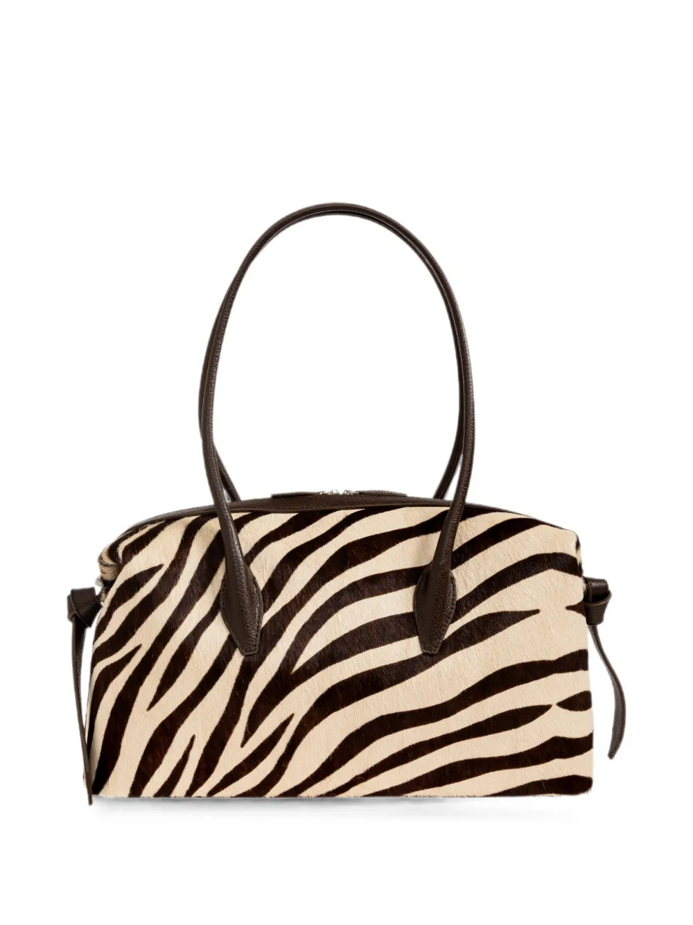 Yuzefi Brioche Duffle zebra-print shoulder bag - Neutrals | Farfetch Global