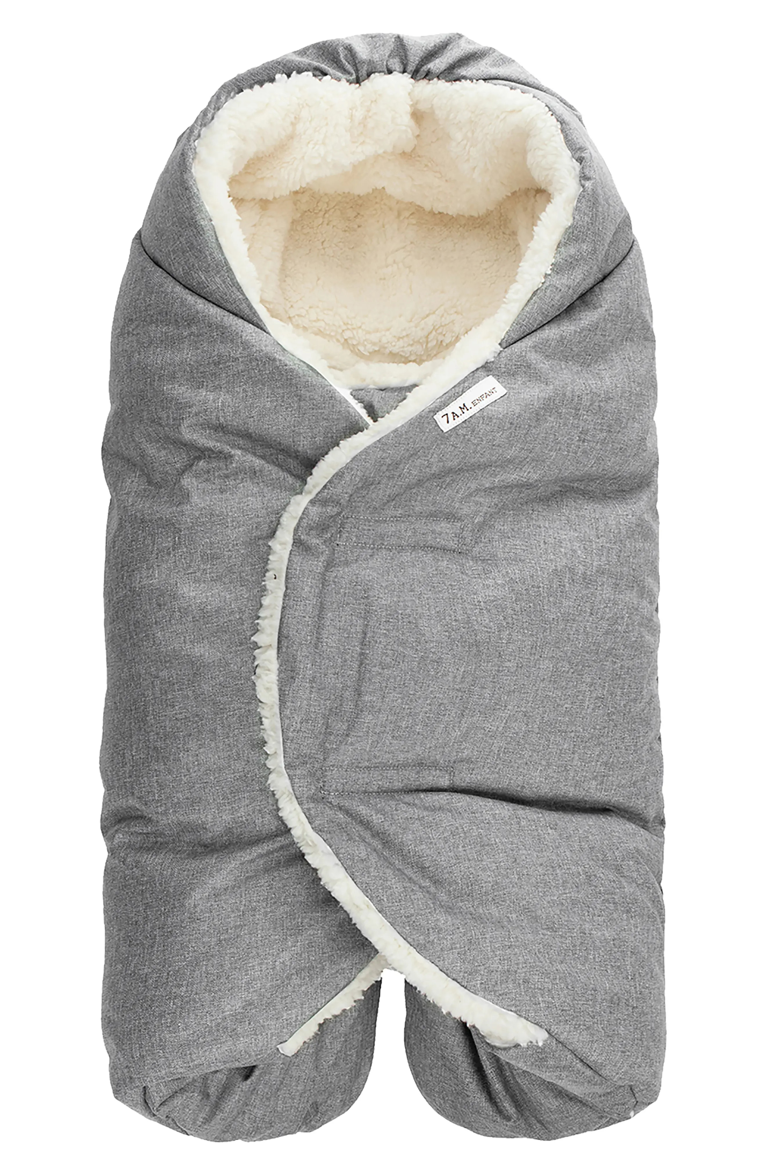 Infant 7 A.m. Enfant Nido Cloud Heavyweight Car Seat/stroller Bunting, Size Small - Grey | Nordstrom